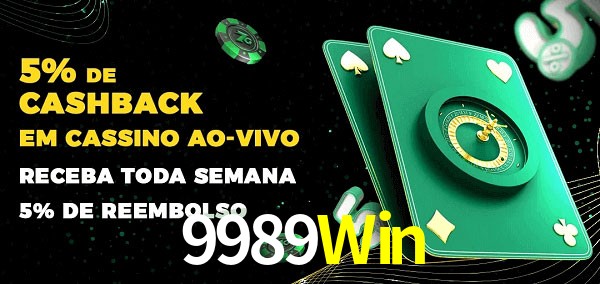 Promoções do cassino ao Vivo 9989Win